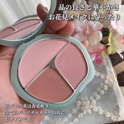 TIMAGE 3色チークパレット/TIMAGE/パウダーチークを使ったクチコミ(5枚目)