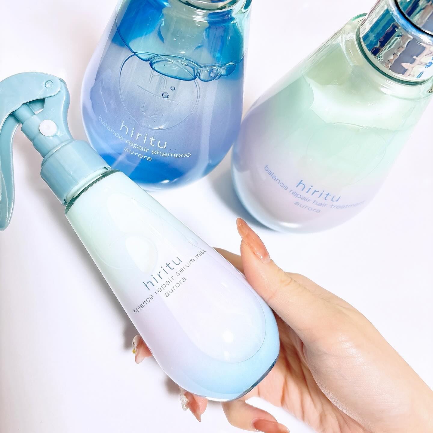 ヒリツ バランスリペアシャンプー/ヘアトリートメント オーロラ/hiritu/市販シャンプーを使ったクチコミ（2枚目）