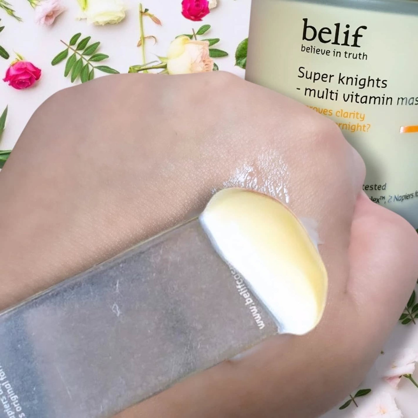 スーパーナイツ ビタミンマスク/belif/フェイスクリームを使ったクチコミ(2枚目)