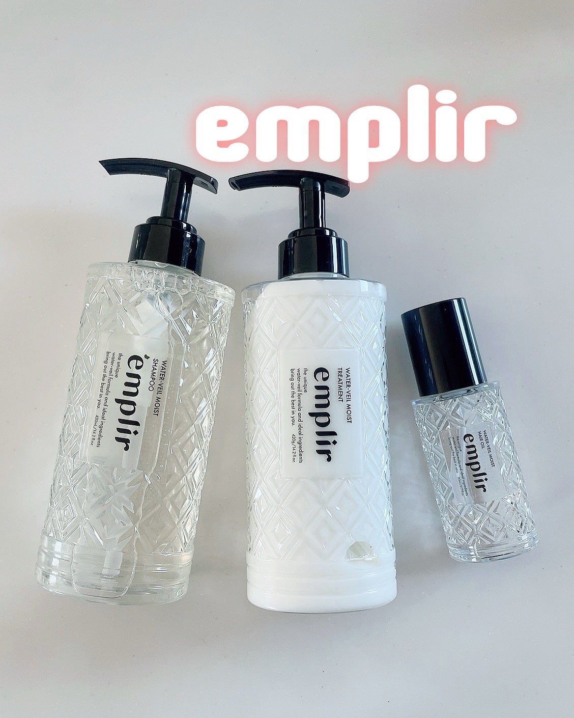 ウォーターベール モイストシャンプー/トリートメント/emplir/市販シャンプーを使ったクチコミ(1枚目)