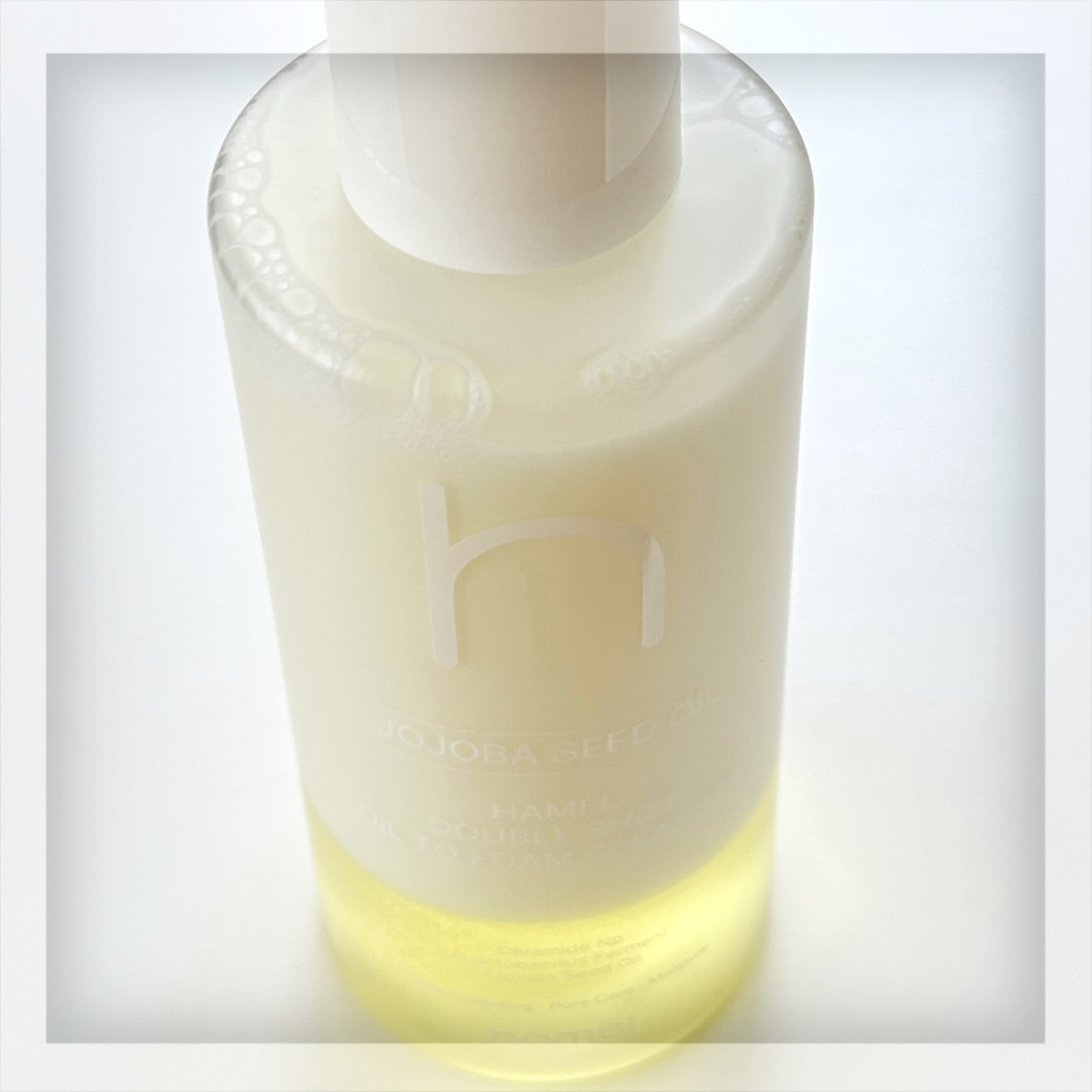 ダブルショットオイルトゥーフォームクレンザー/HAMEL/オイルクレンジングを使ったクチコミ（2枚目）