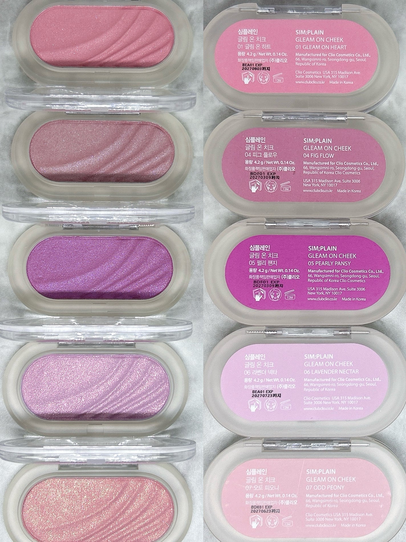 グリームオンチーク/Sim;plain/ジェル・クリームチークを使ったクチコミ(2枚目)