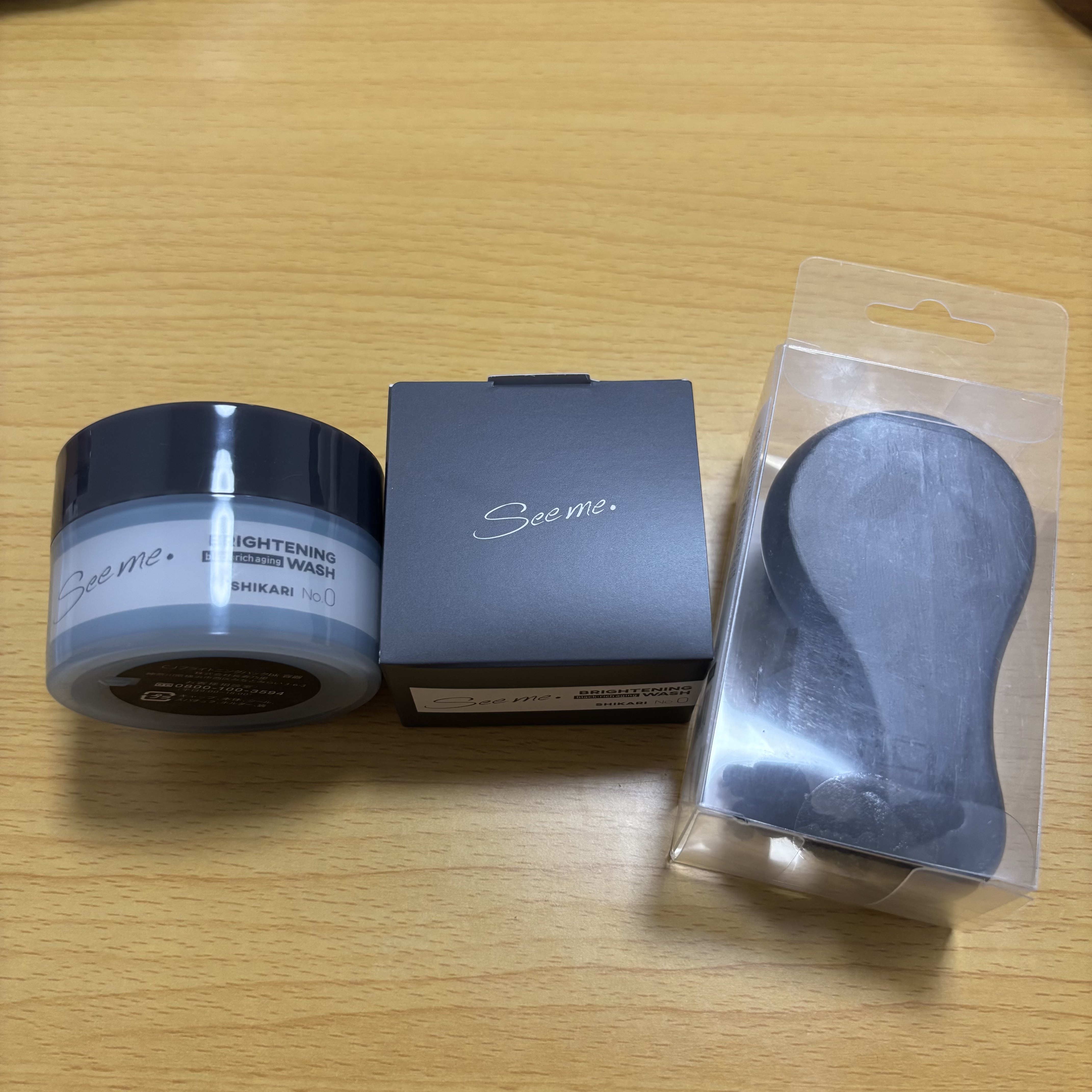 BRIGHTENING WASH black/SHIKARI/洗い流すパック・マスクを使ったクチコミ（1枚目）