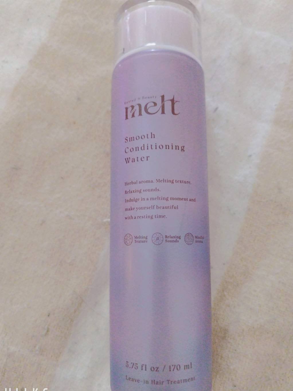 スムース コンディショニング ウォーター/melt/アウトバストリートメントを使ったクチコミ(1枚目)