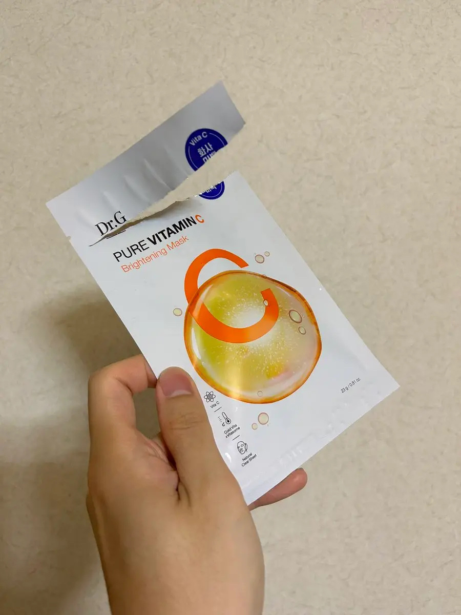 ドクタージー ピュア ビタミンC ブライトニングマスク/Dr.G/シートマスク・パックを使ったクチコミ（3枚目）