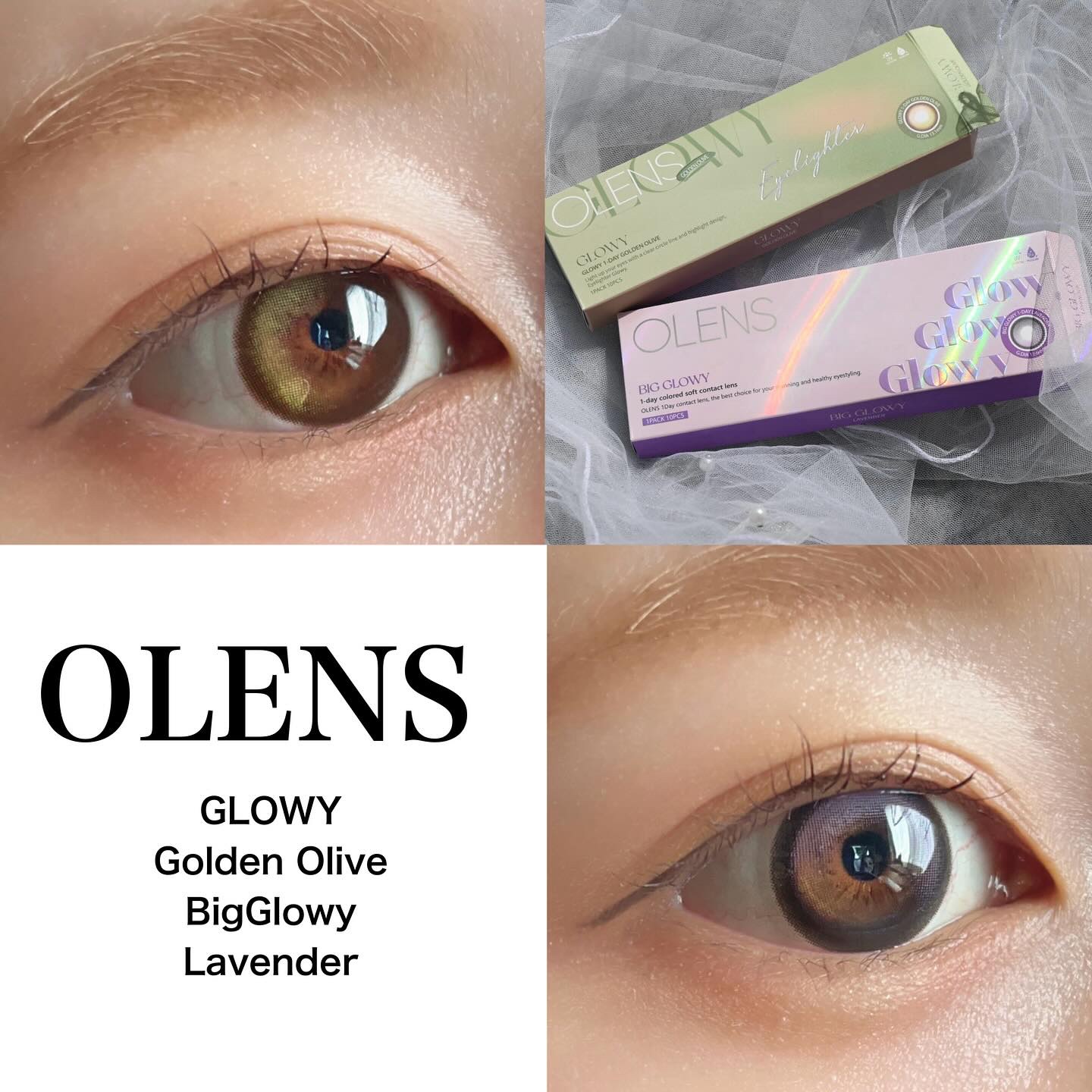 Big Glowy 1day/OLENS/ワンデー（１DAY）カラコンを使ったクチコミ（1枚目）