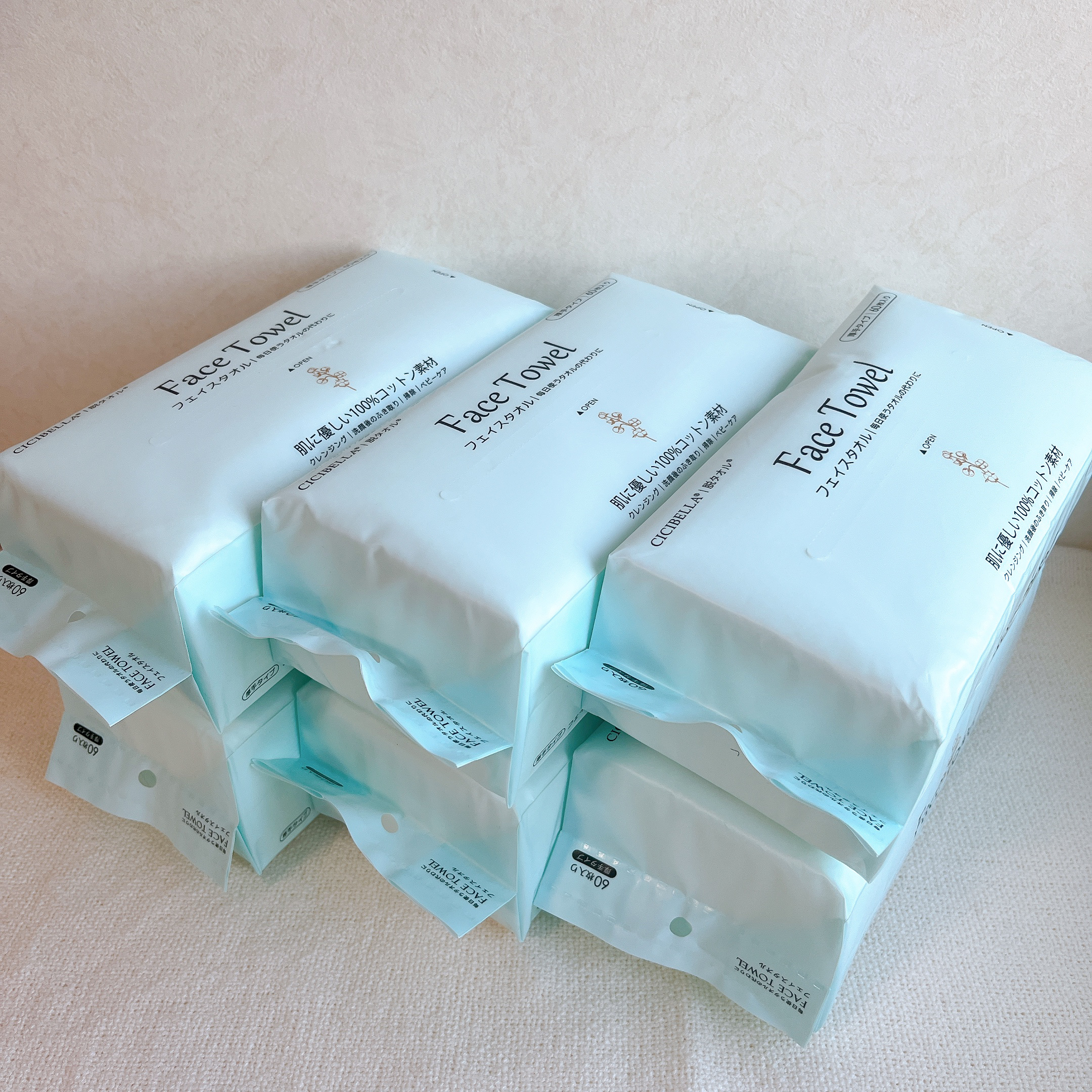 フェイスタオル/CICIBELLA/クレンジングタオルを使ったクチコミ（1枚目）