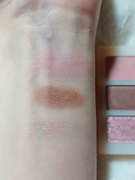 トリプルアイパレット/hana by hince/アイシャドウパレットを使ったクチコミ(3枚目)