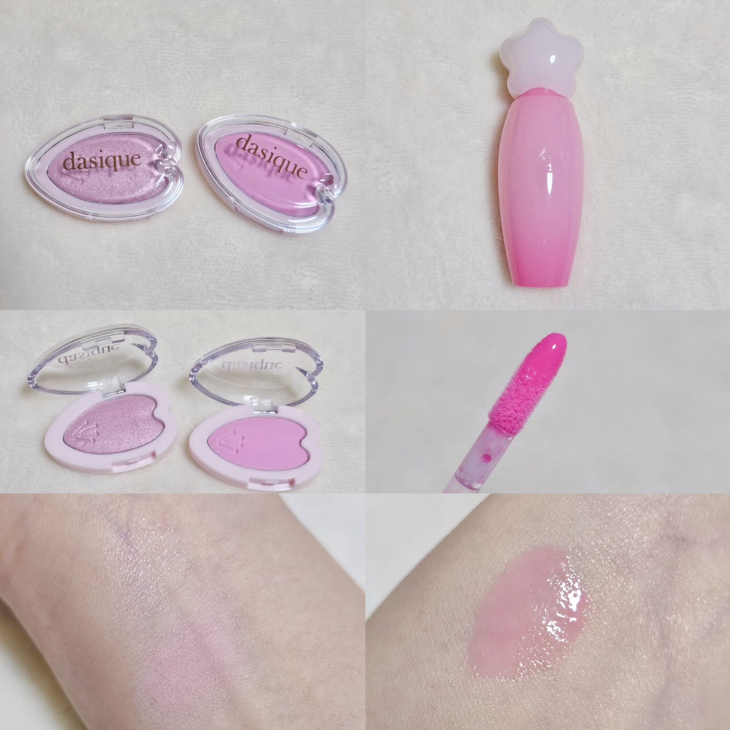 ピュアウォーターリップグロス 16 ラブフラワー/dasique/リップグロスを使ったクチコミ（2枚目）