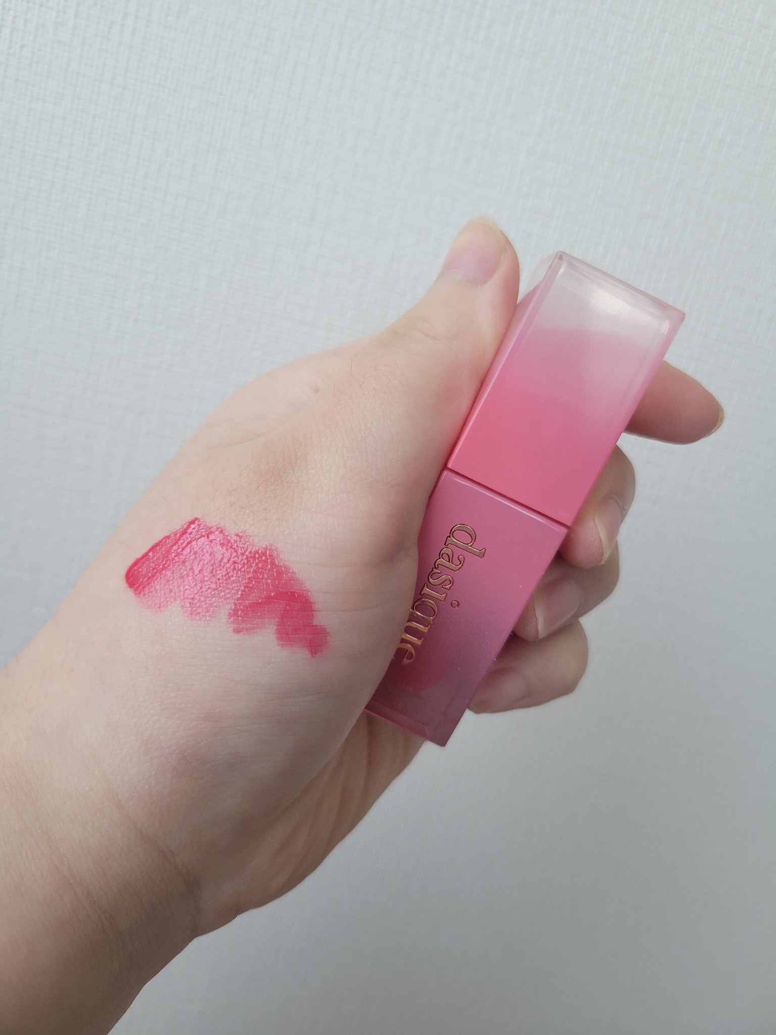 ジューシーデュイティント 04 プラムデュー/dasique/リップティントを使ったクチコミ（3枚目）