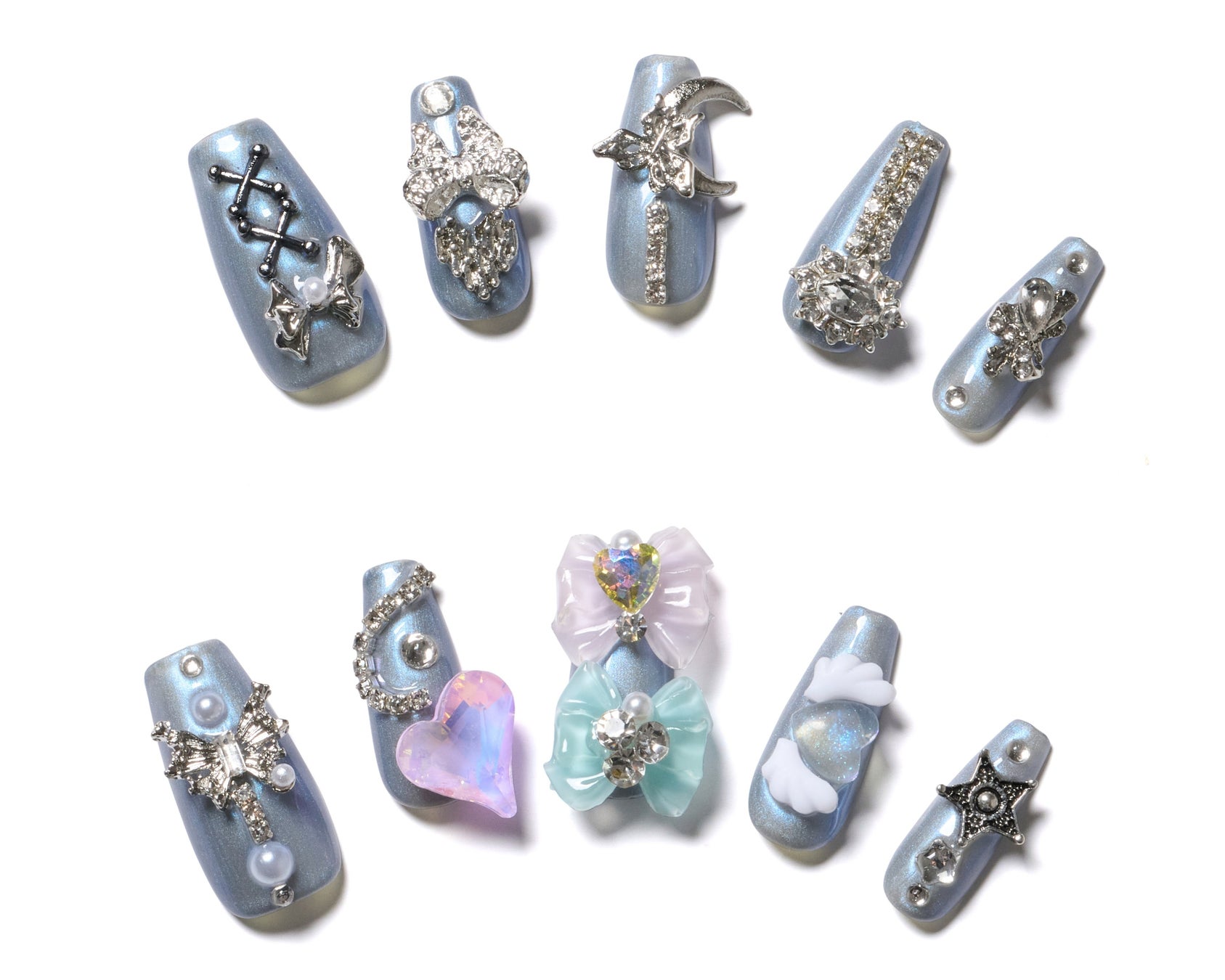 ネイルチップ（モード学園×iromikkeネイルコレクション） MIN04（XS）