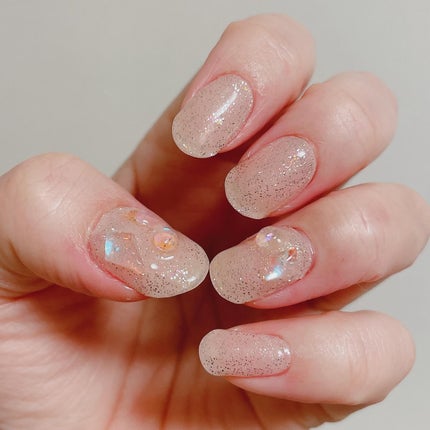 セミキュアジェルネイル(ハンド)/ohora/ネイルシールを使ったクチコミ(4枚目)