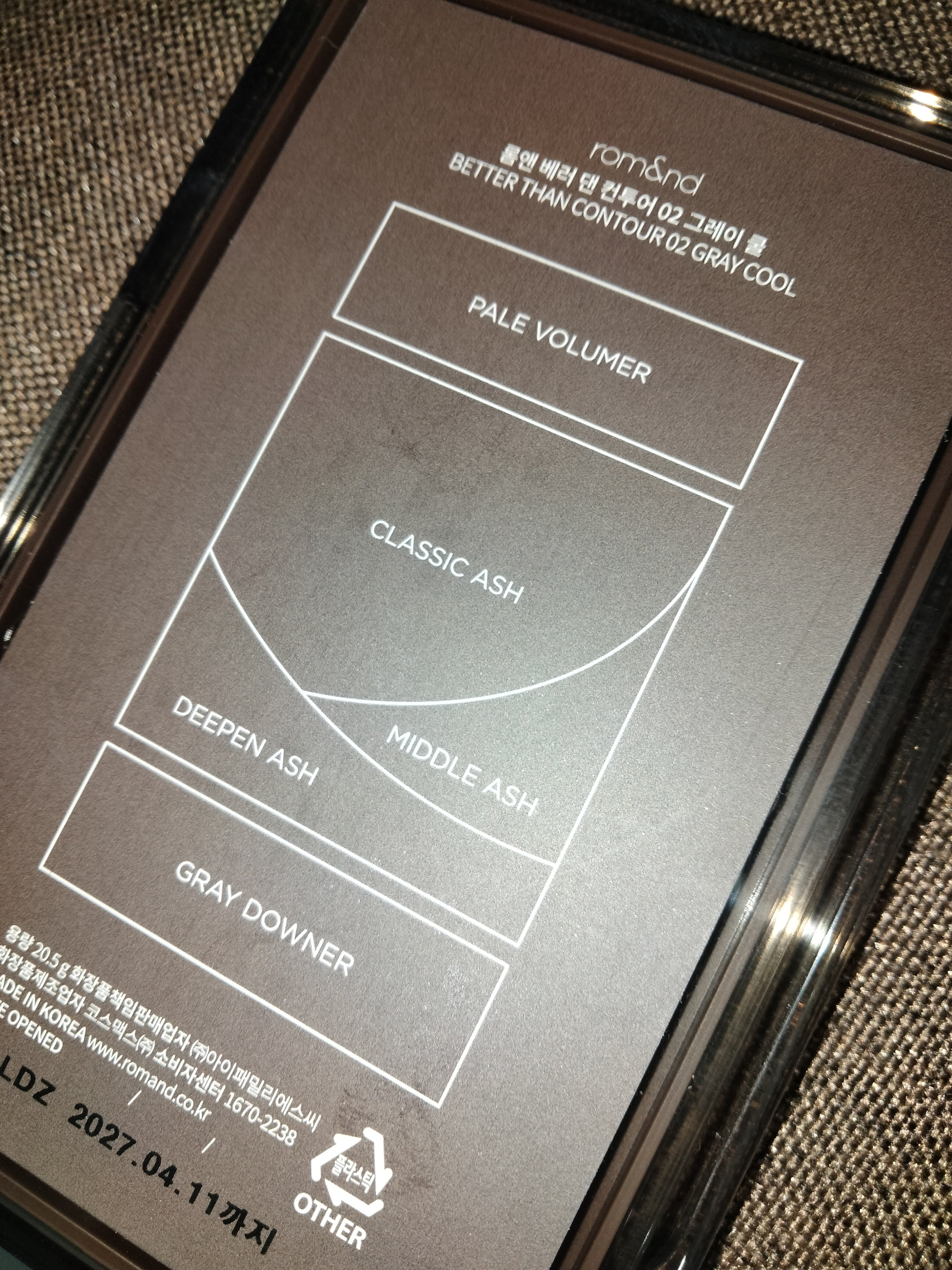 コントゥアブラシ/rom&nd/メイクブラシを使ったクチコミ（3枚目）