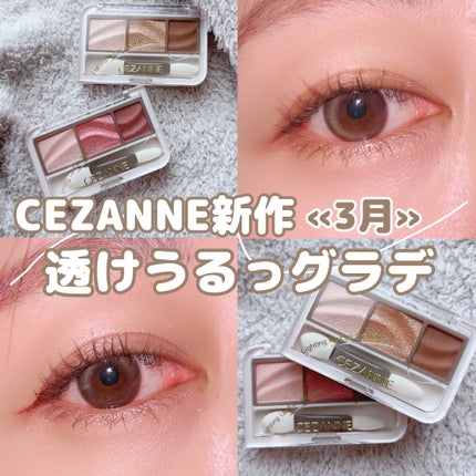 ライティングアップアイシャドウ/CEZANNE/アイシャドウを使ったクチコミ(1枚目)
