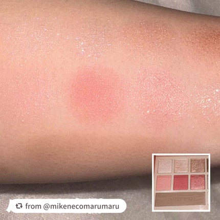 デザイナーアイズ&チークパレット/PERFECT DIARY/アイシャドウを使ったクチコミ(6枚目)