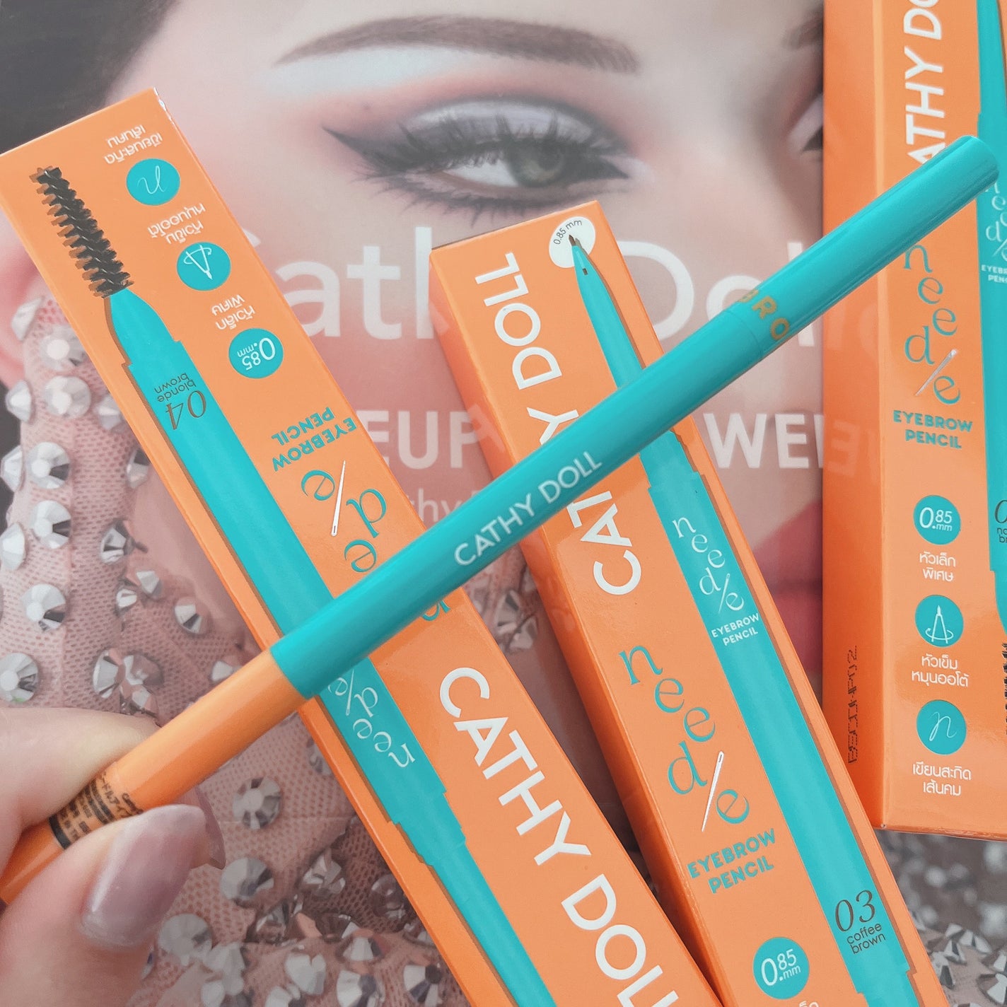 ニードルアイブロウペンシル/CathyDoll/アイブロウペンシルを使ったクチコミ(6枚目)