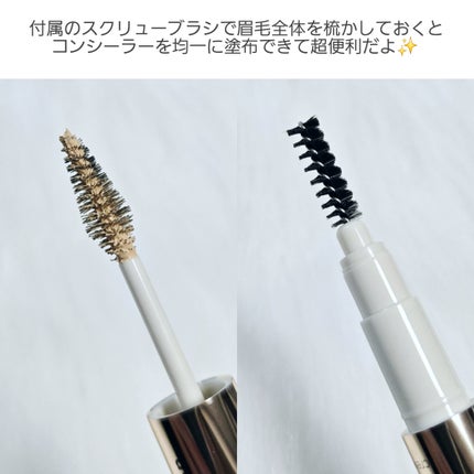 淡眉コンシーラー/シークレットサロン/眉マスカラを使ったクチコミ(4枚目)