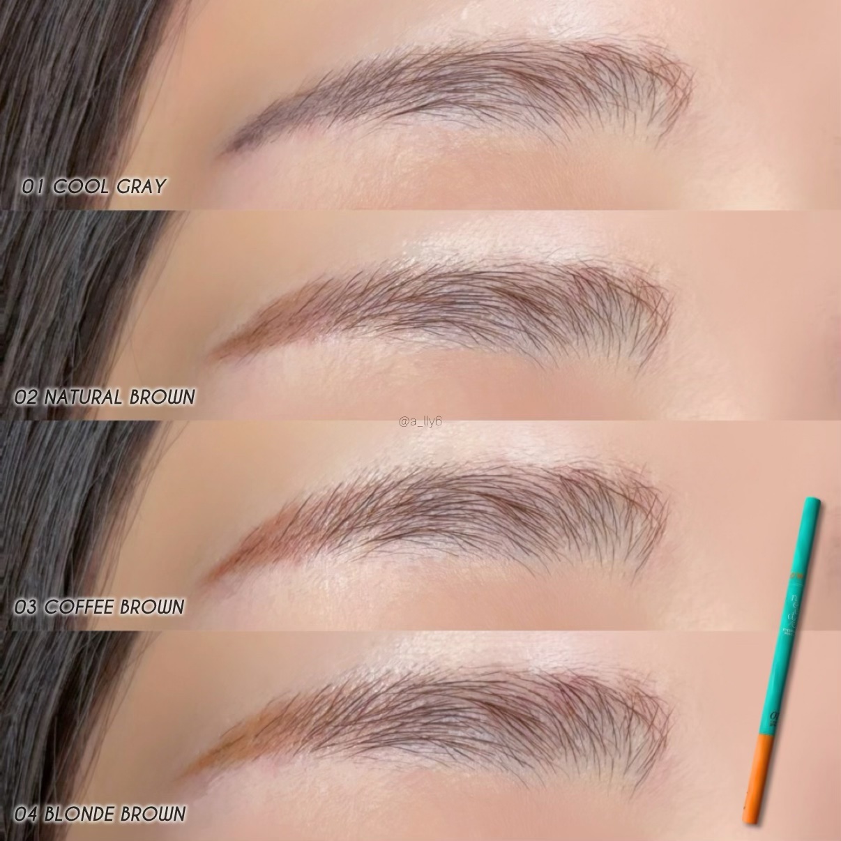 ニードルアイブロウペンシル/CathyDoll/アイブロウペンシルを使ったクチコミ（3枚目）