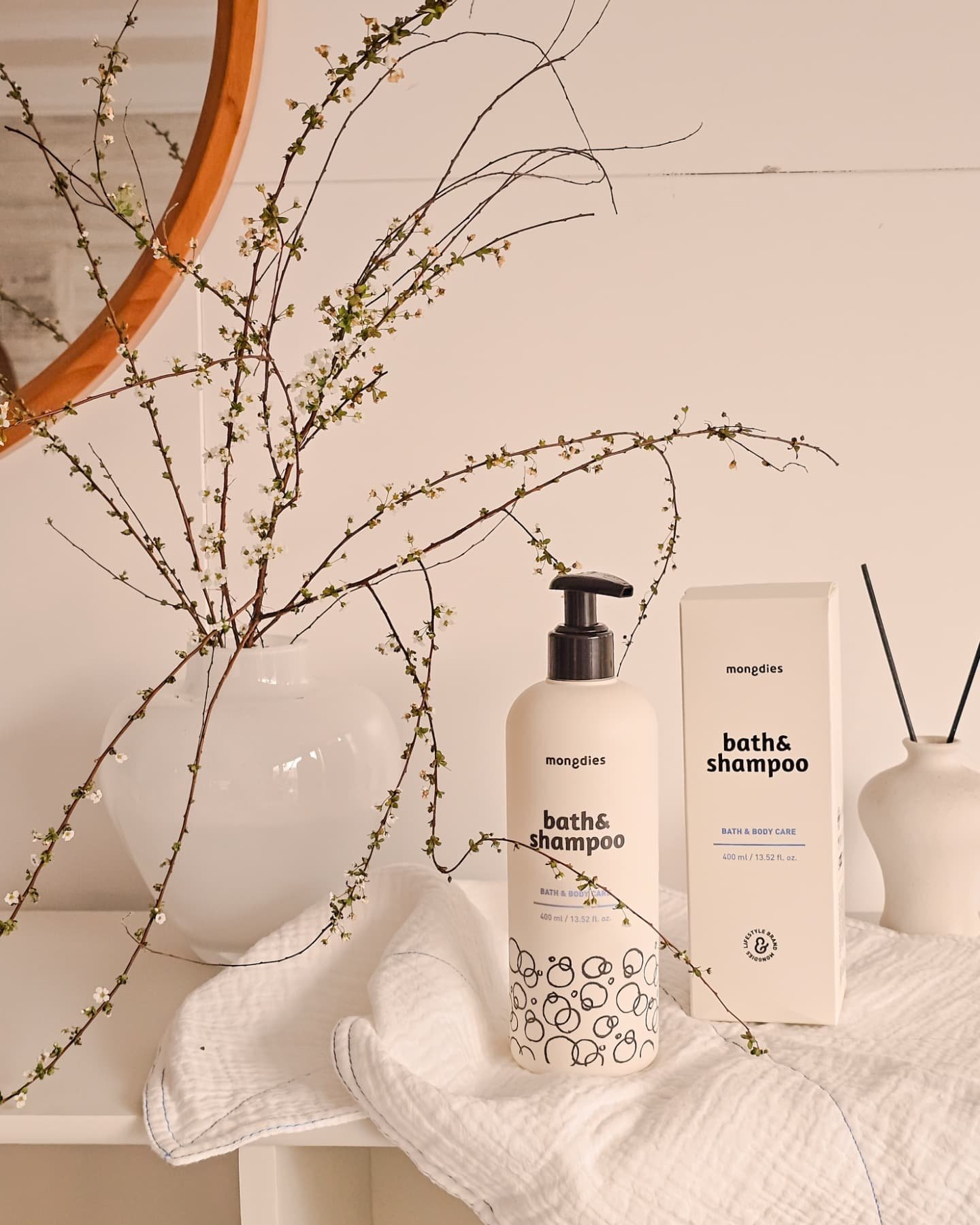 ベビー・バス&シャンプー/モンディエス/ボディソープを使ったクチコミ（1枚目）