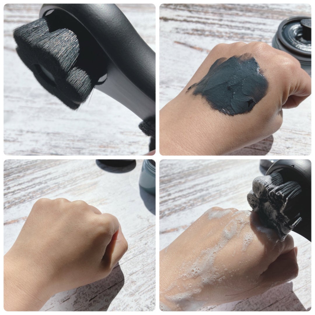 BRIGHTENING WASH black/SHIKARI/洗い流すパック・マスクを使ったクチコミ(3枚目)