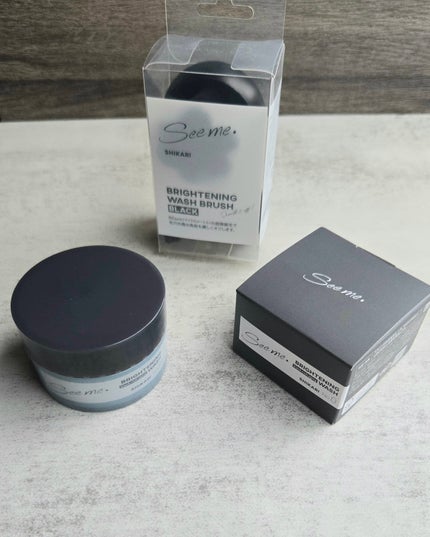 BRIGHTENING WASH black/SHIKARI/洗い流すパック・マスクを使ったクチコミ(4枚目)