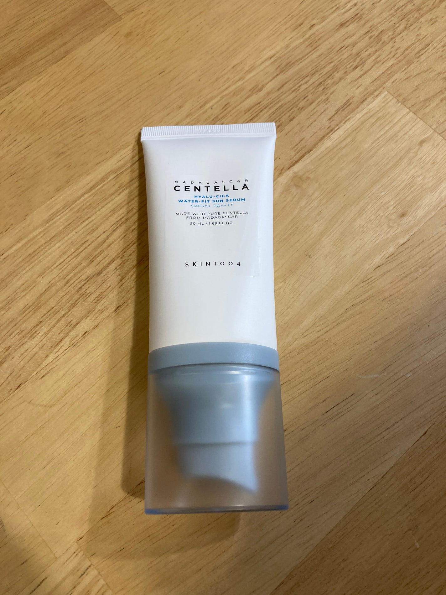 ヒアルーシカ ウォーターフィット サンセラム/SKIN1004/日焼け止めローションを使ったクチコミ(1枚目)