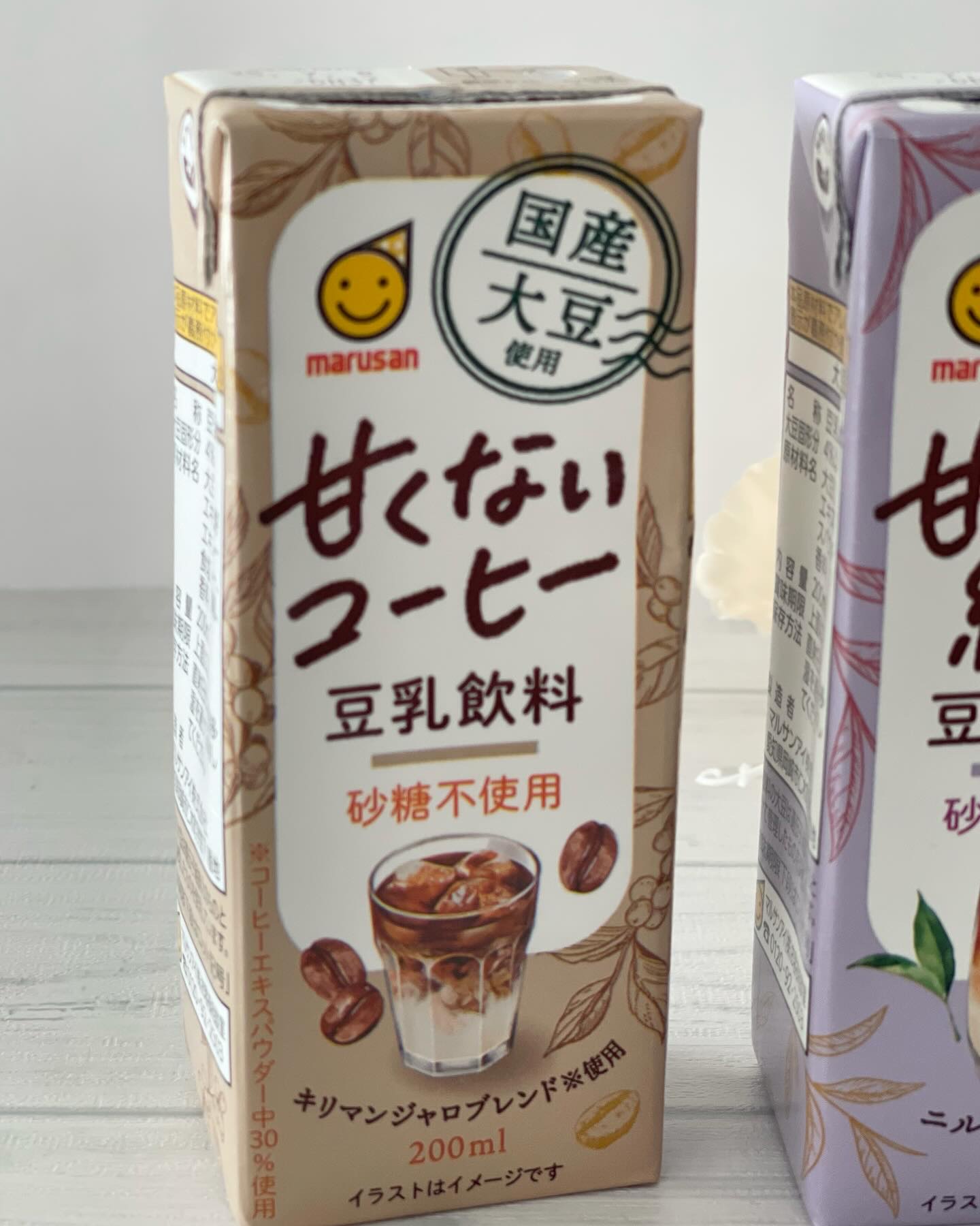 マルサンアイ 国産大豆使用 豆乳飲料 甘くないコーヒーのクチコミ「#プロモーション
#マルサンアイから提供いただきました

マルサンアイ様
国産大豆使用 豆乳飲.....」（2枚目）