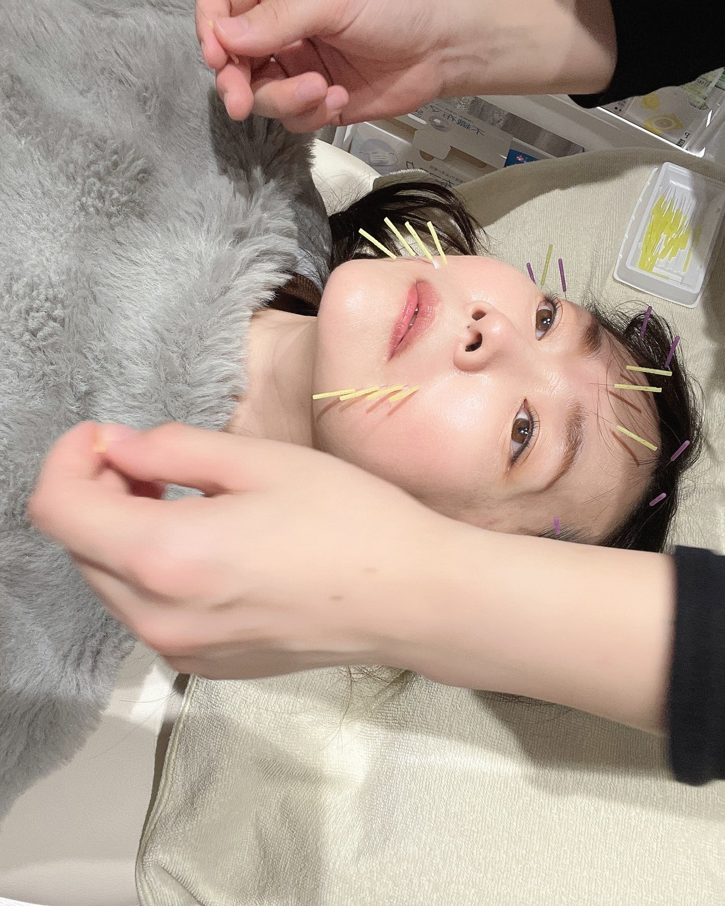 しのち☀️ on LIPS 「顔が凝って目も開かないよお〜アンパンマンばりに首から上がどーに..」(4枚目)