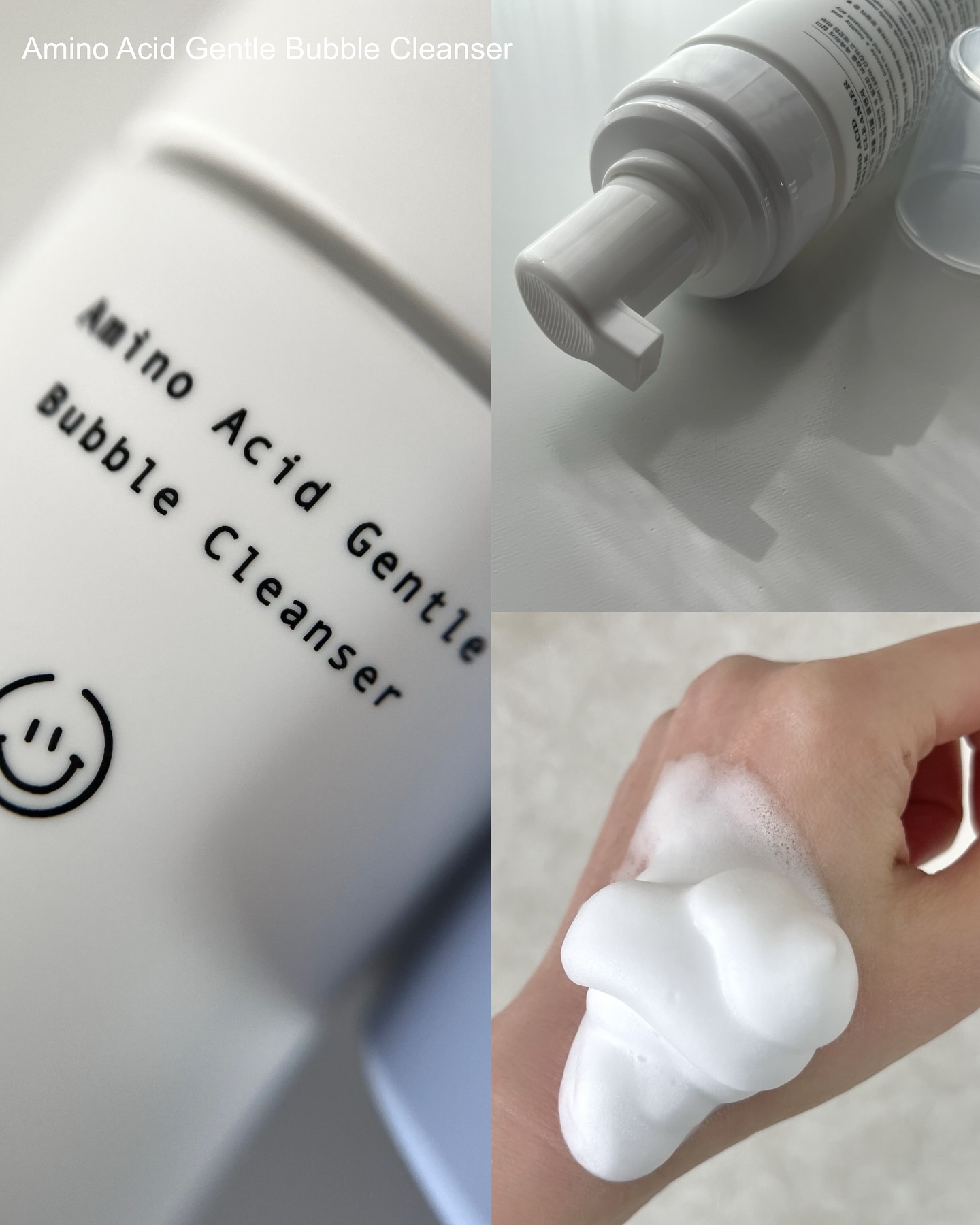 アミノ酸 ジェントル バブル クレンザー/Dr.Althea/泡洗顔を使ったクチコミ（3枚目）