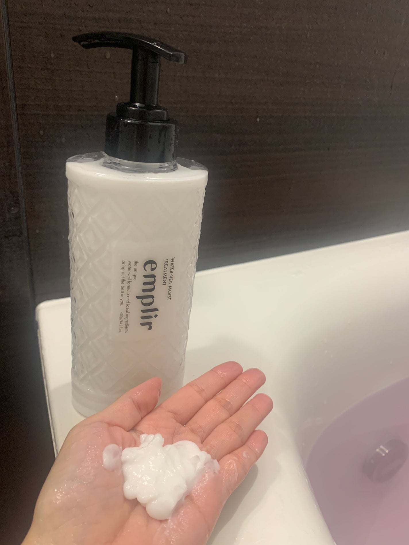 ウォーターベール モイストシャンプー/トリートメント/emplir/市販シャンプーを使ったクチコミ(2枚目)