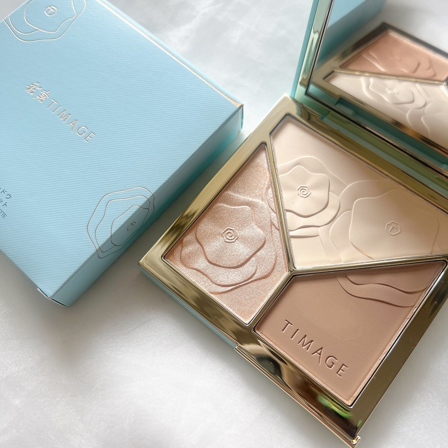 ハイライトシェーディングパレット/TIMAGE/パウダーハイライトを使ったクチコミ(8枚目)