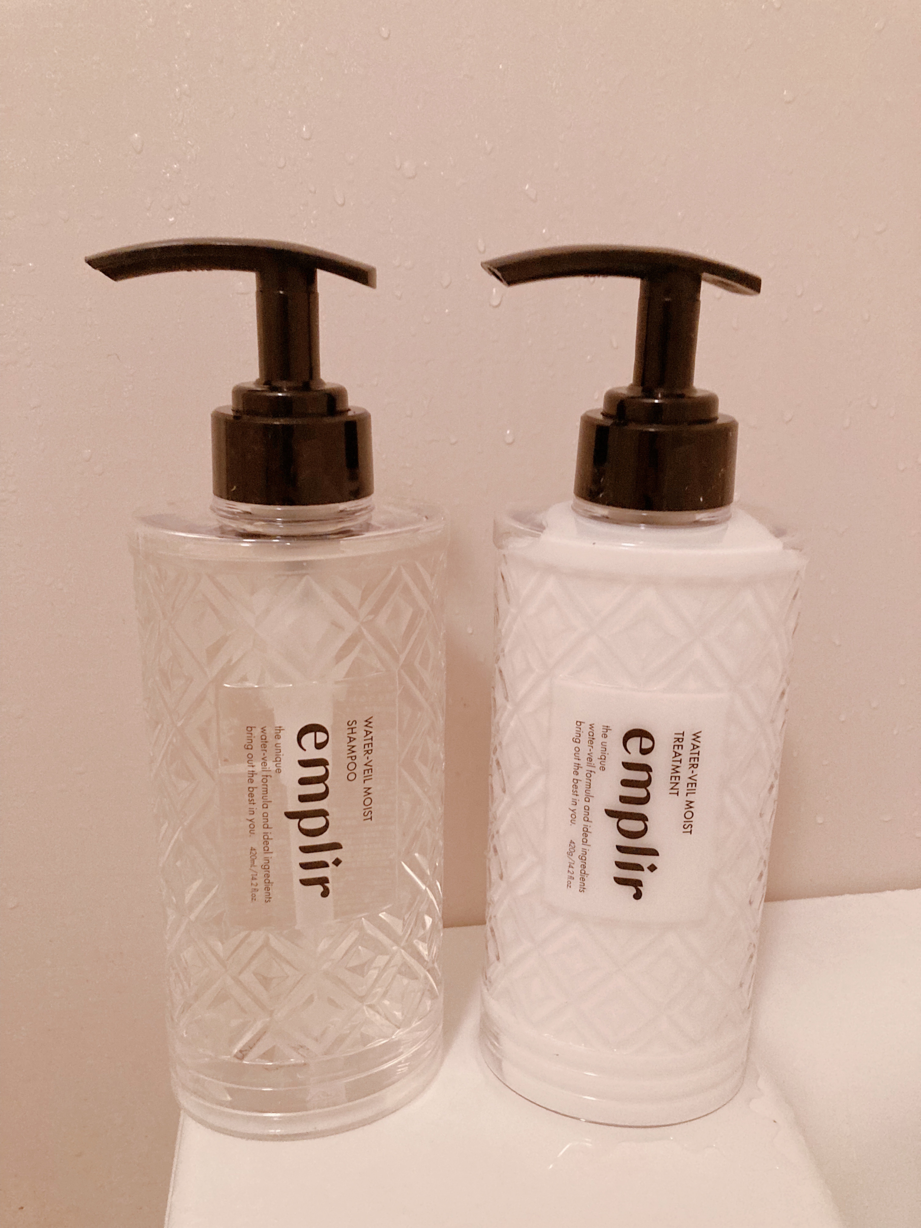 ウォーターベール　モイストシャンプー／トリートメント/emplir/市販シャンプーを使ったクチコミ（1枚目）