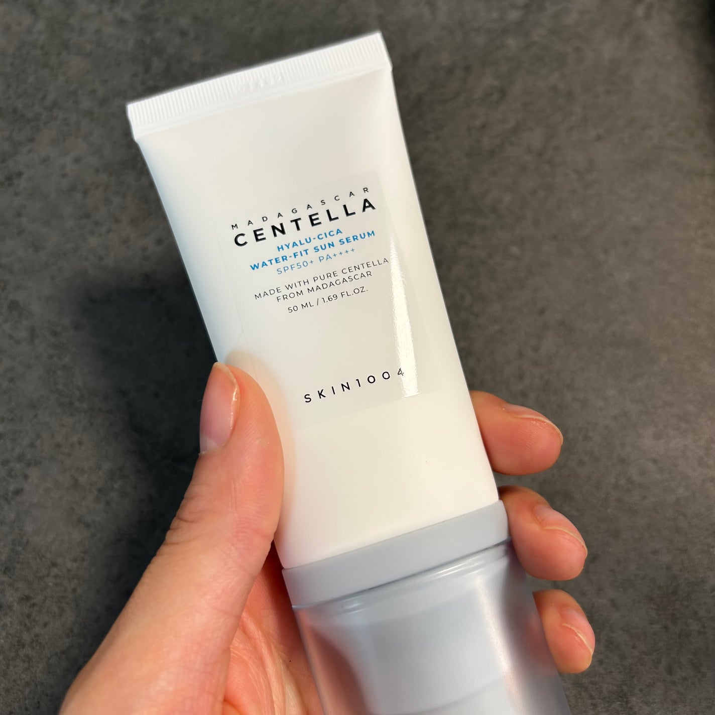 ヒアルーシカ ウォーターフィット サンセラム/SKIN1004/日焼け止めローションを使ったクチコミ(1枚目)