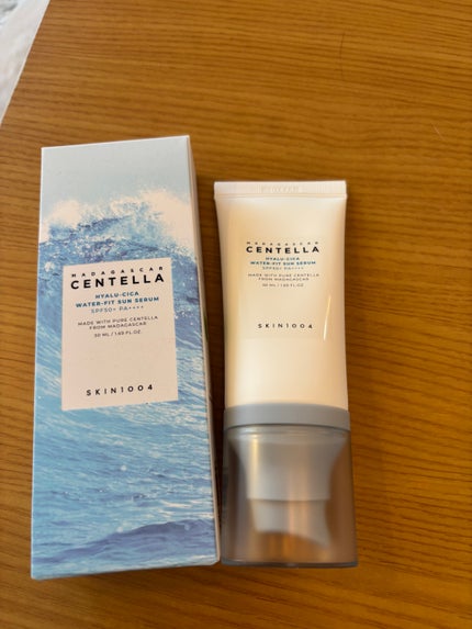 ヒアルーシカ ウォーターフィット サンセラム/SKIN1004/日焼け止めローションを使ったクチコミ(1枚目)