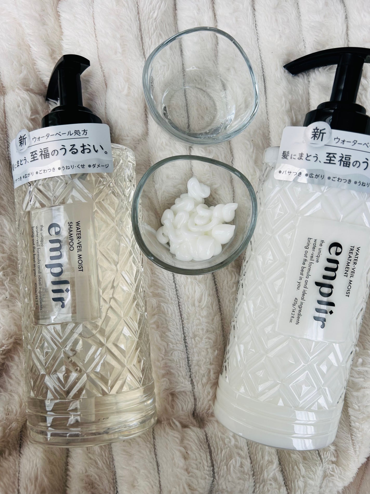 ウォーターベール モイストシャンプー/トリートメント/emplir/市販シャンプーを使ったクチコミ(1枚目)