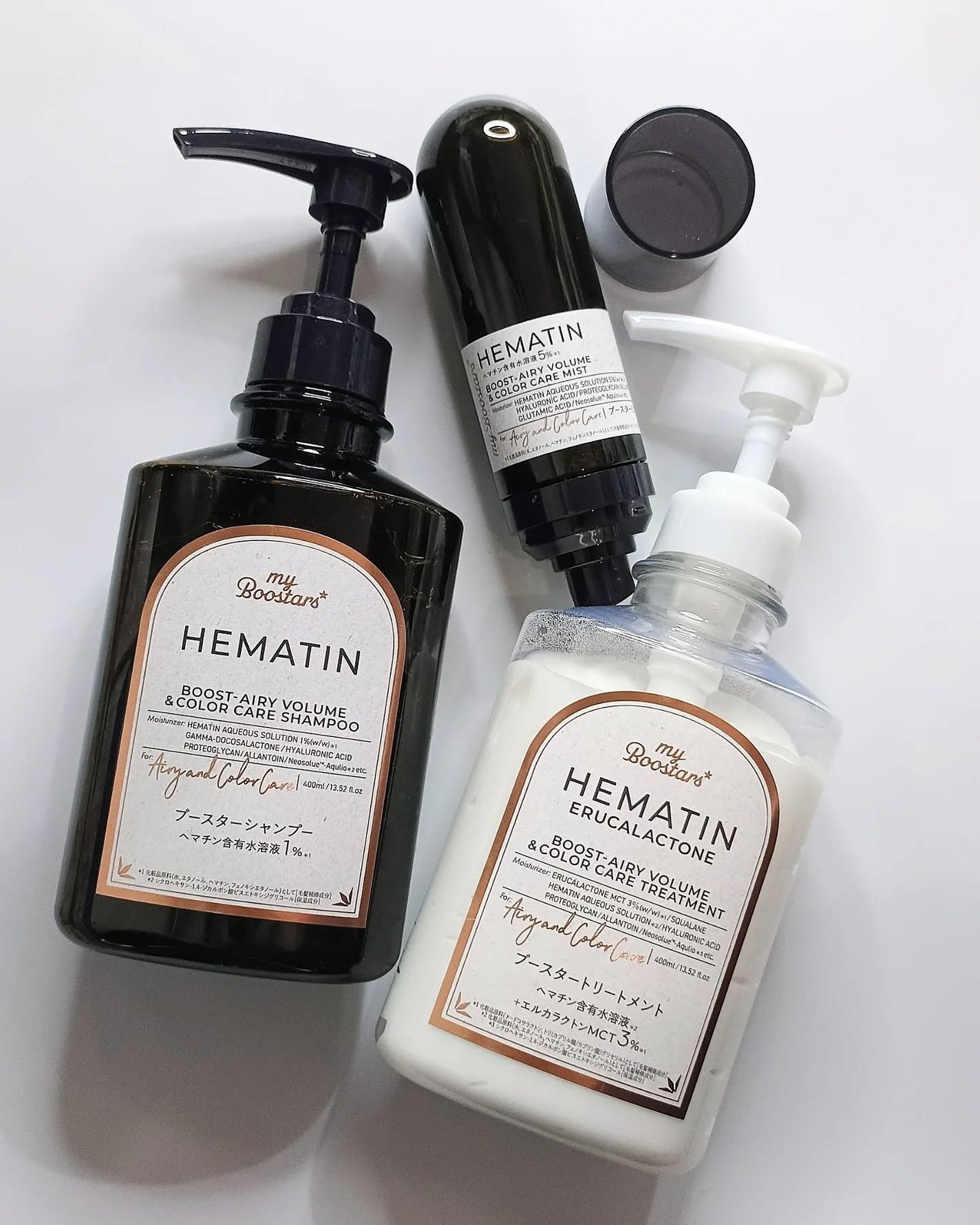 ヘマチン ブースター シャンプー /トリートメント ペアー&ムスクの香り/マイブースターズ/市販シャンプーを使ったクチコミ(3枚目)