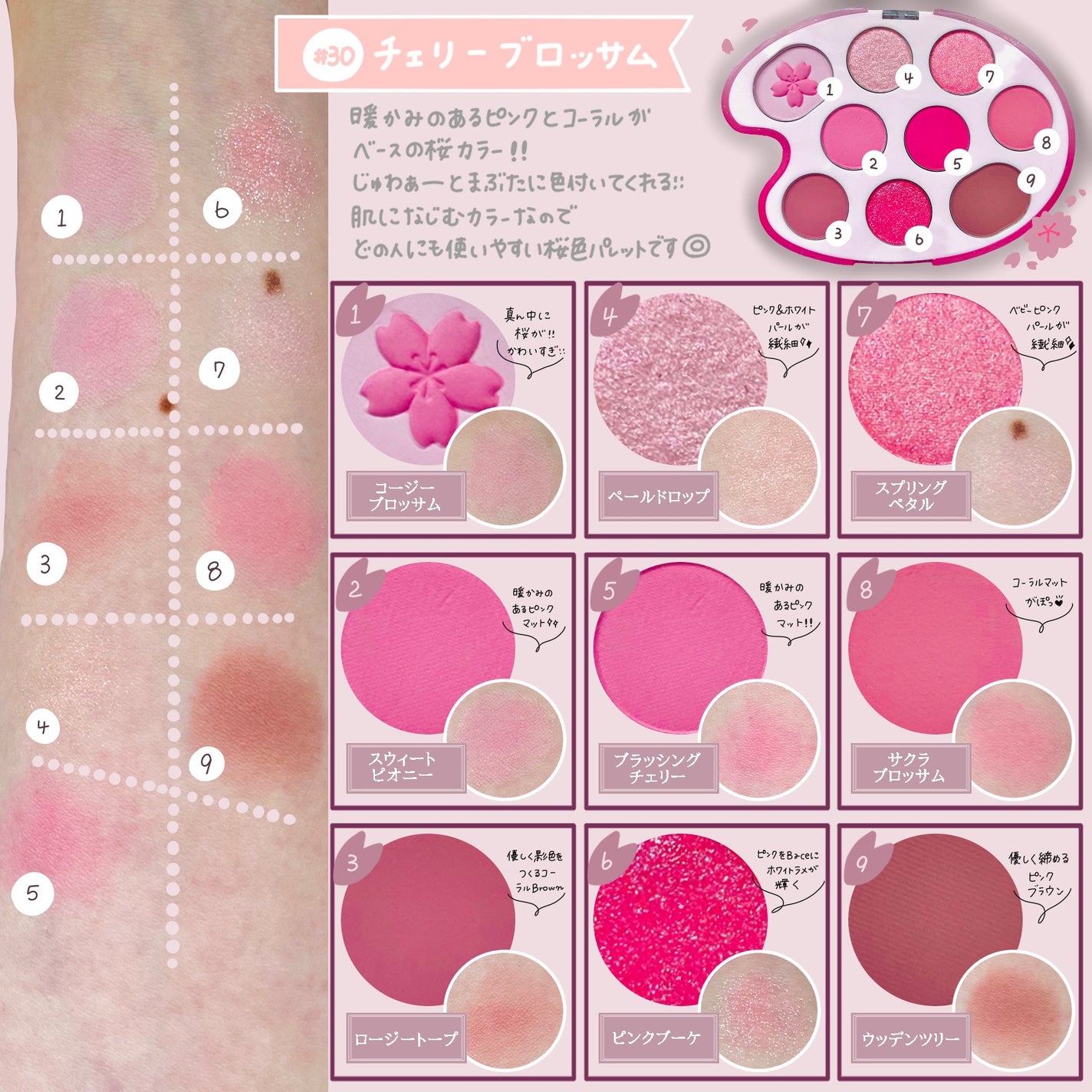 シャドウパレット/dasique/アイシャドウパレットを使ったクチコミ(2枚目)