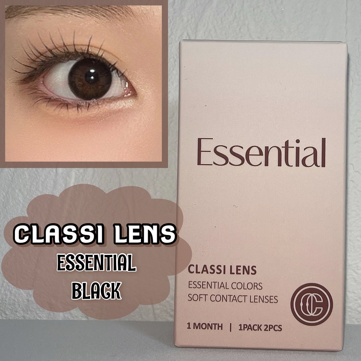 CLASSI ESSENTIAL/Classilens/1ヶ月(1MONTH)カラコンを使ったクチコミ(1枚目)