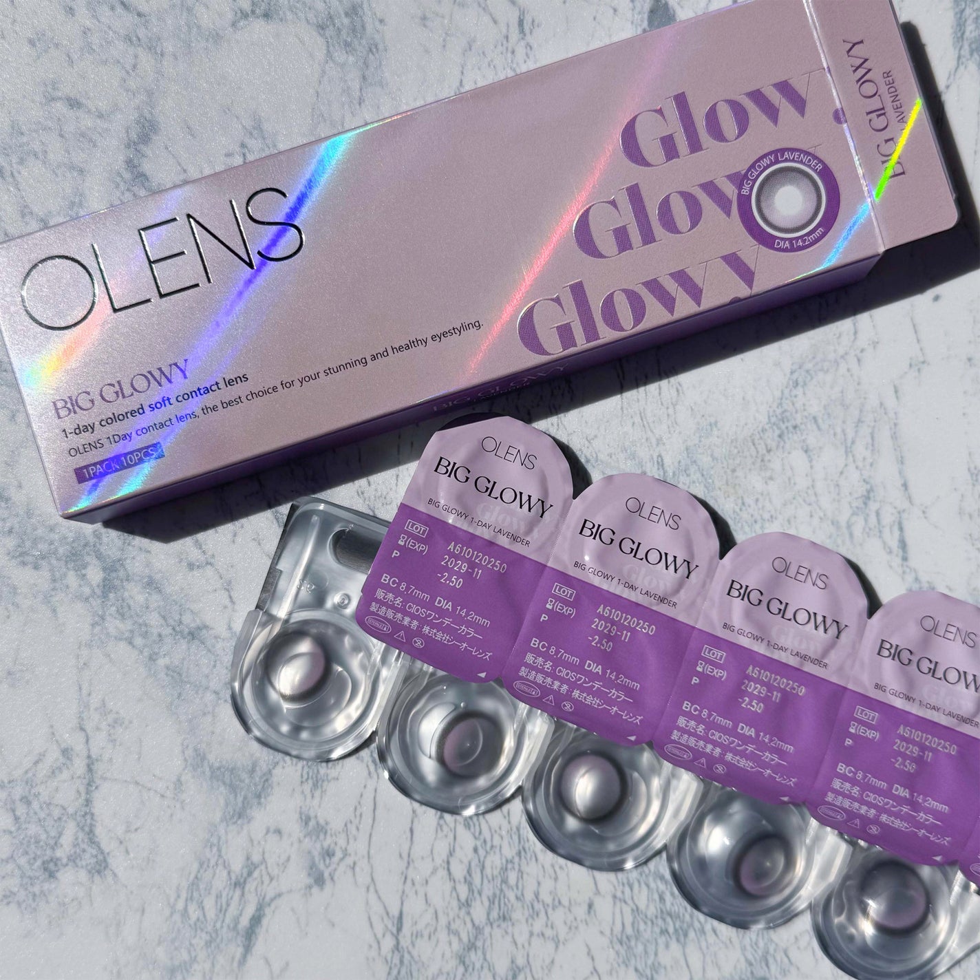 Big Glowy 1day/OLENS/ワンデー(1DAY)カラコンを使ったクチコミ(5枚目)