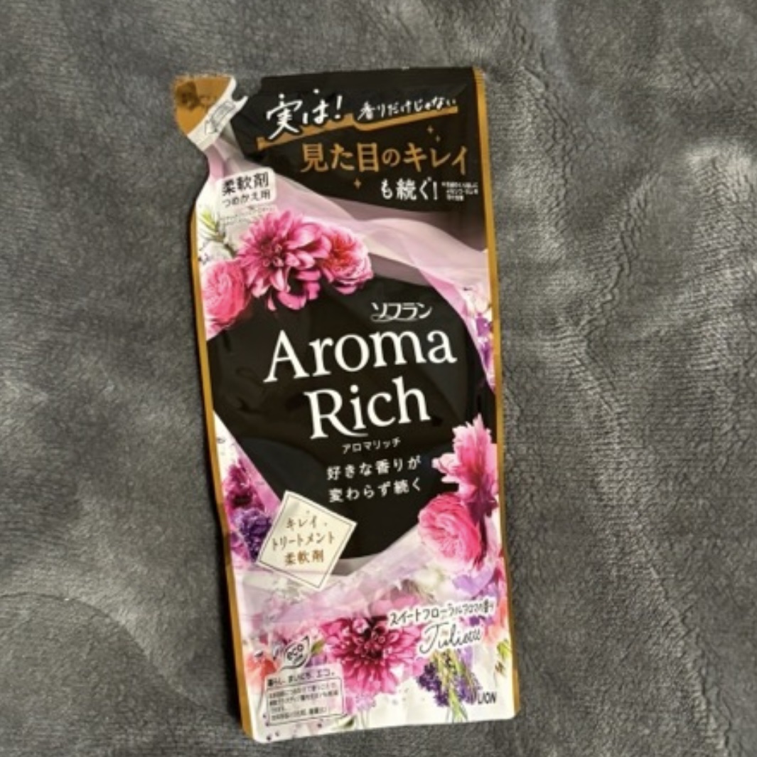 アロマリッチ ジュリエット つめかえ用(400ml)/ソフラン/柔軟剤を使ったクチコミ（1枚目）