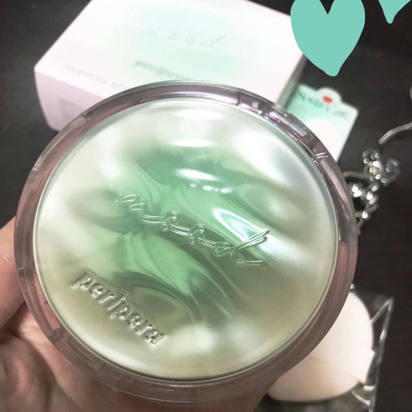 ムード フィット カバー クッション/PERIPERA/ファンデーションを使ったクチコミ(2枚目)