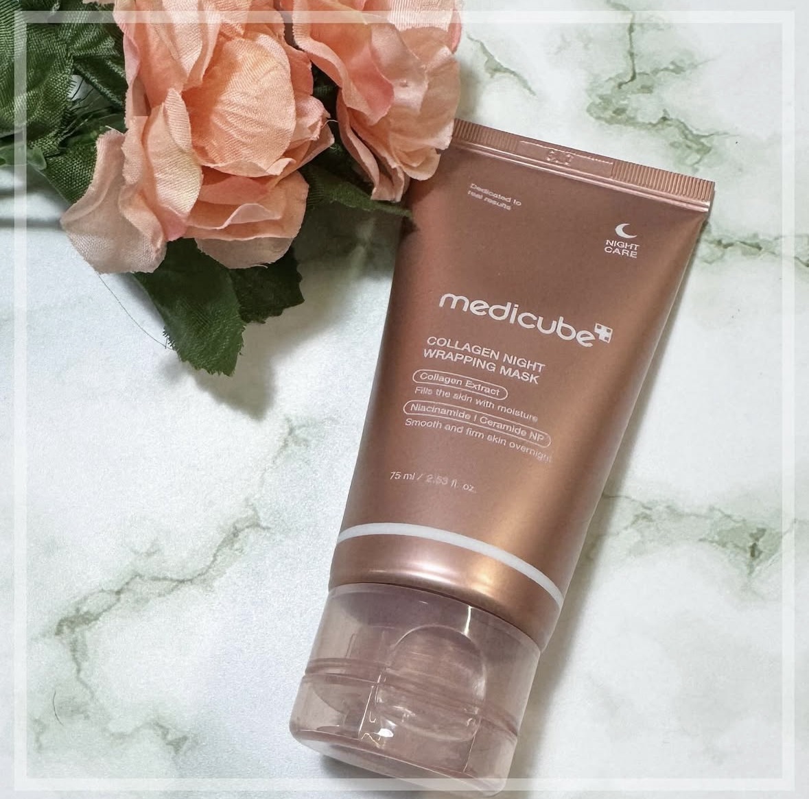 コラーゲンナイトラッピングマスク/MEDICUBE/洗い流すパック・マスクを使ったクチコミ（1枚目）