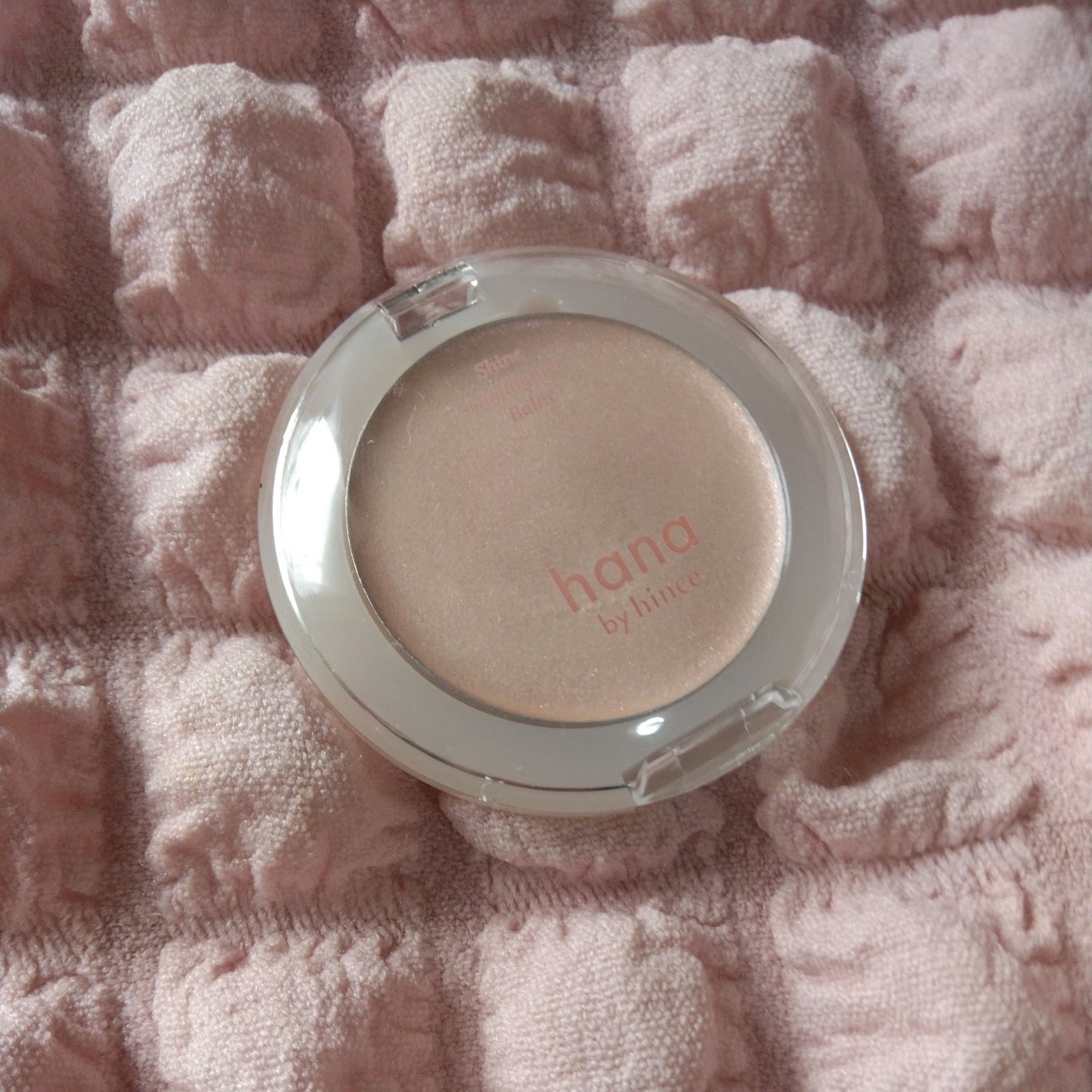 シャインハイライターバーム/hana by hince/クリームハイライトを使ったクチコミ(2枚目)