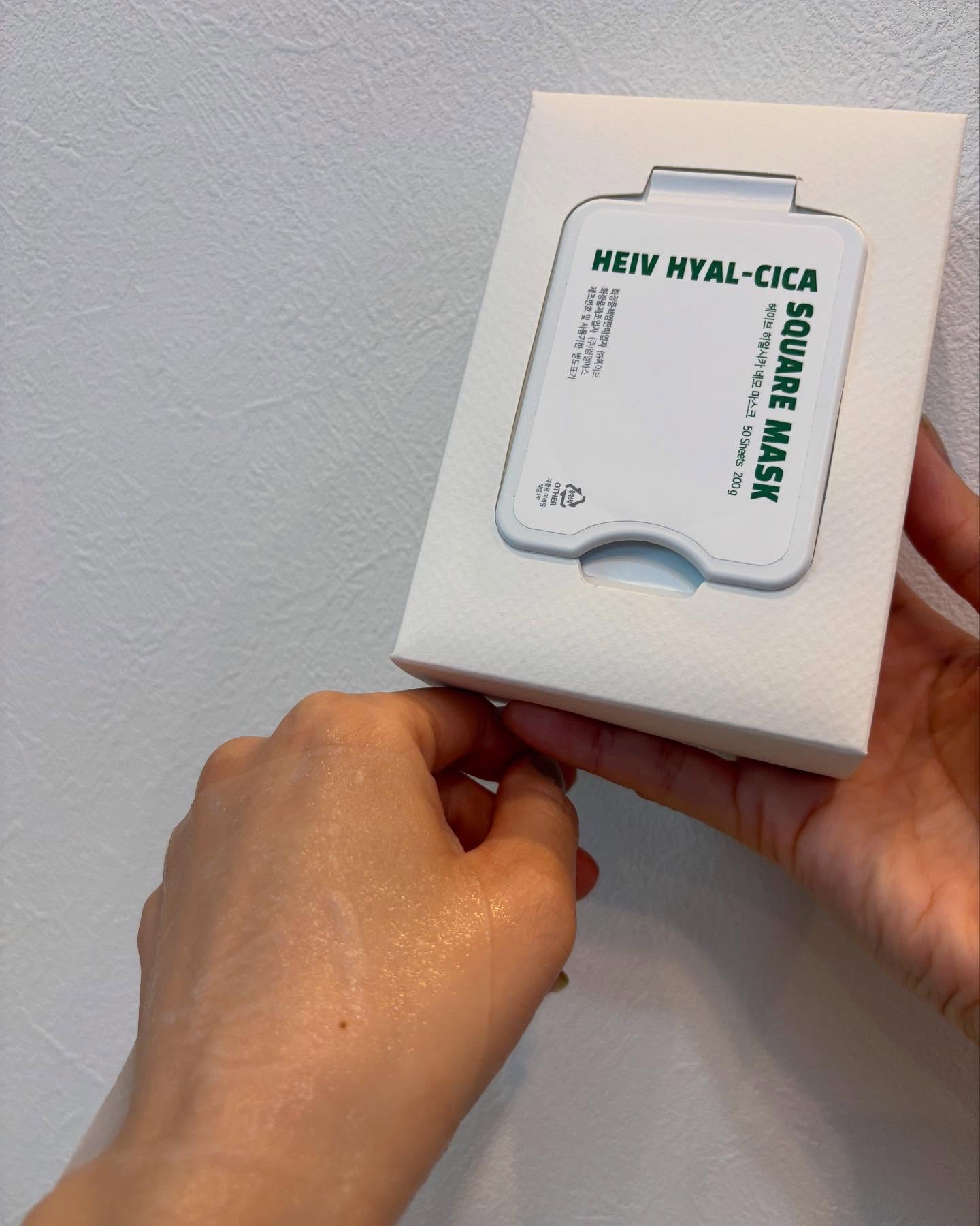 ヒアルシカ スクエアマスク/HEIV/シートマスク・パックを使ったクチコミ（3枚目）
