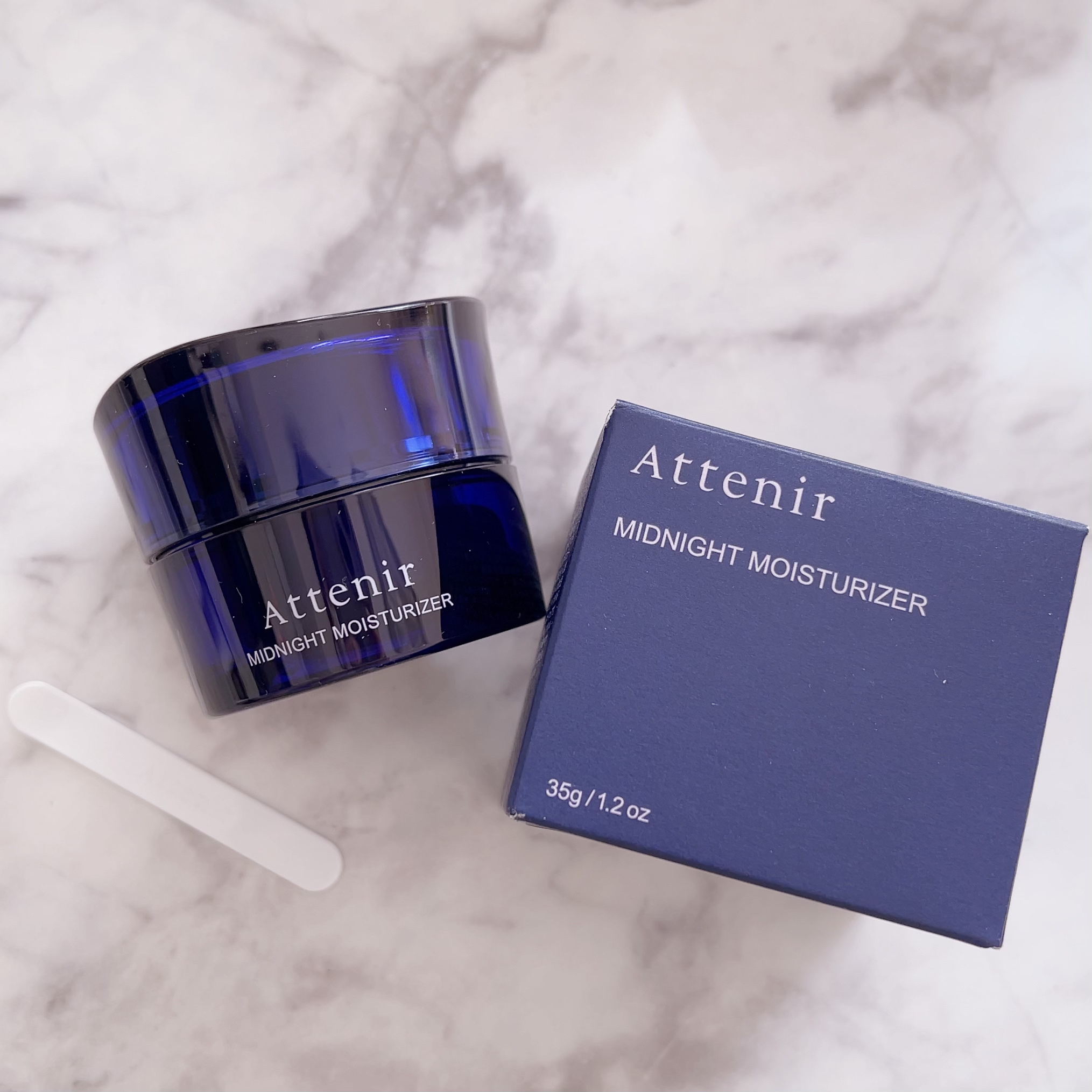 アテニア ミッドナイトモイスチャライザー/アテニア/フェイスクリームを使ったクチコミ（1枚目）