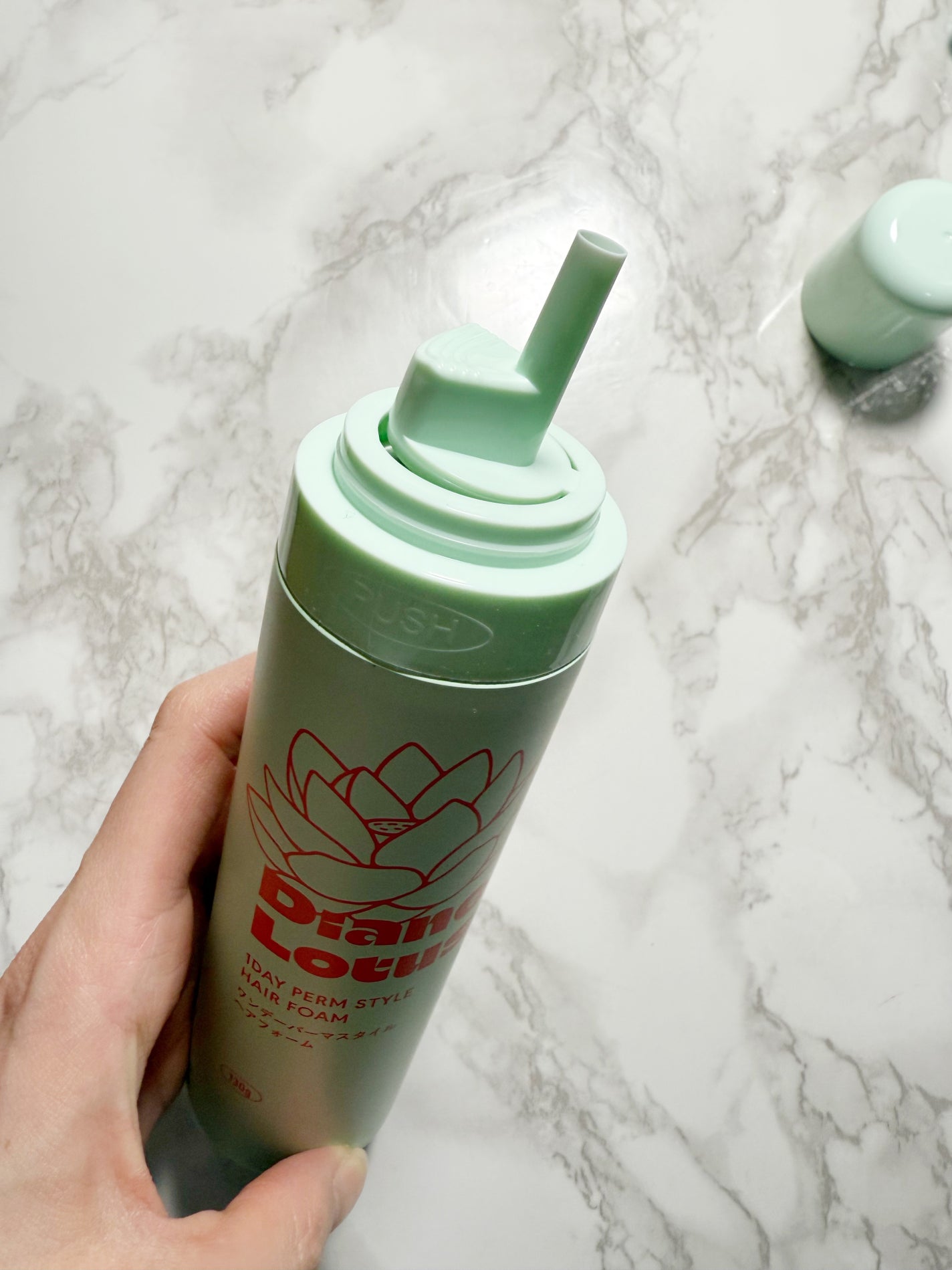 ロータス ワンデーパーマスタイル ヘアフォーム ティー&シトラスの香り/ダイアン/その他スタイリングを使ったクチコミ(2枚目)