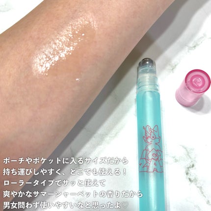ネッククーラー サマーシャーベットの香り/ICY ZAP/デオドラント・制汗剤を使ったクチコミ(3枚目)