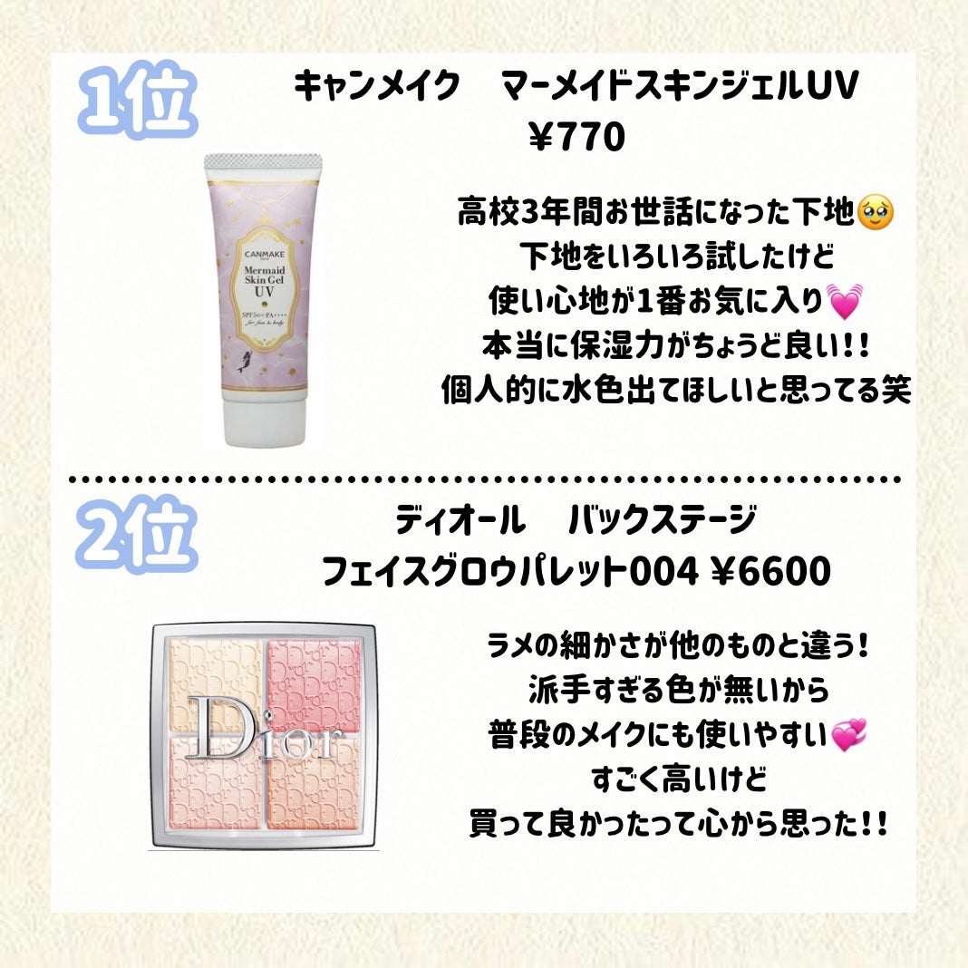 マーメイドスキンジェルUV/キャンメイク/日焼け止めジェルを使ったクチコミ(6枚目)