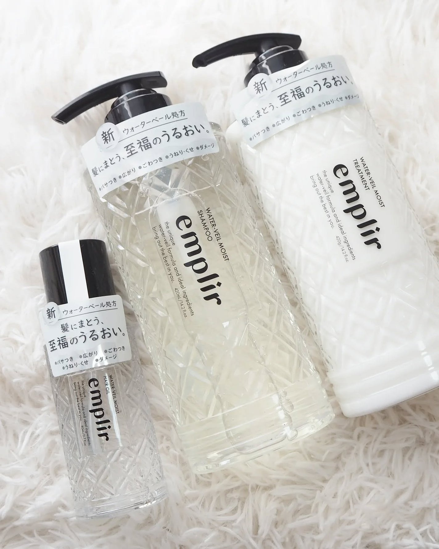 ウォーターベール モイストシャンプー/トリートメント/emplir/市販シャンプーを使ったクチコミ(3枚目)