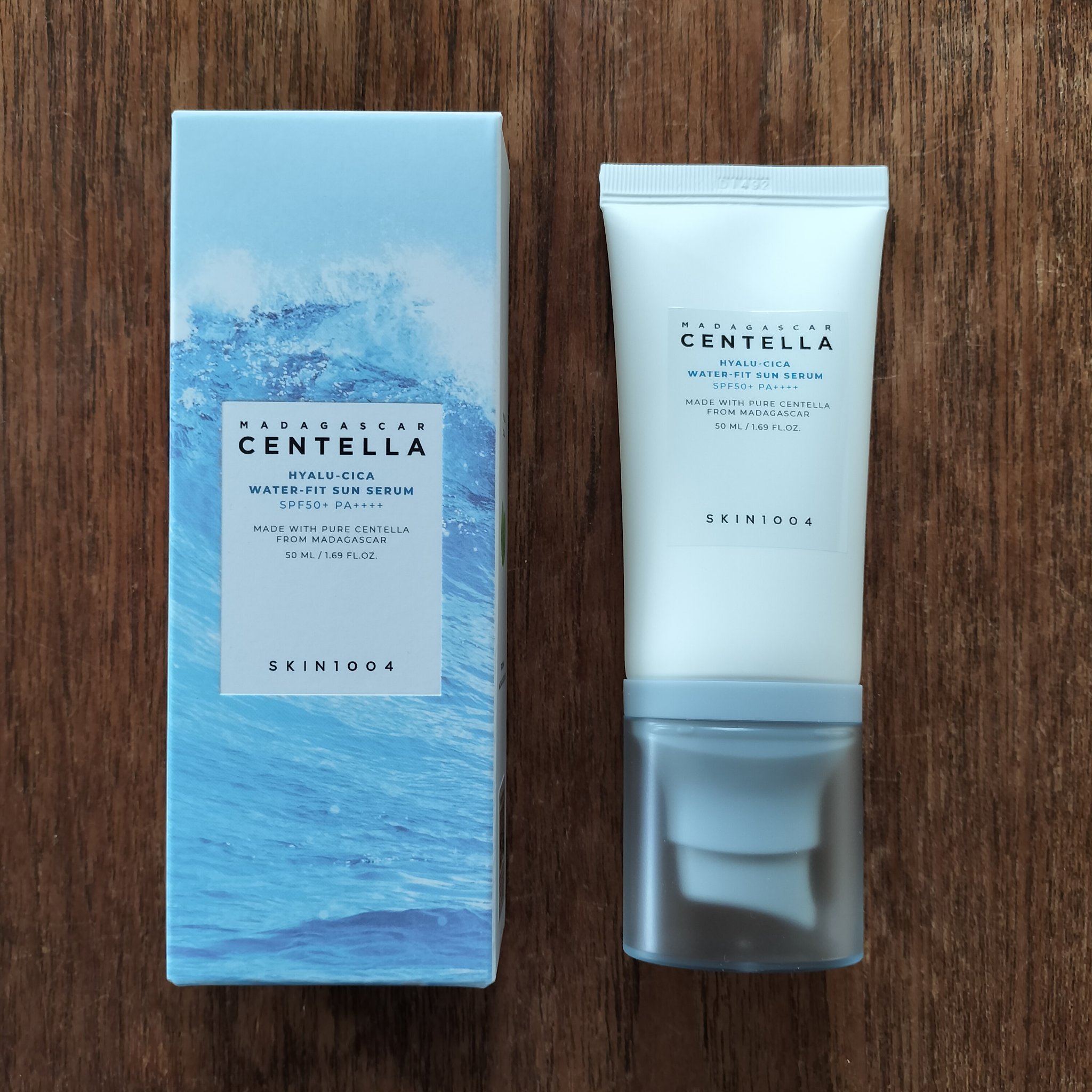 ヒアルーシカ ウォーターフィット サンセラム/SKIN1004/日焼け止めローションを使ったクチコミ（1枚目）